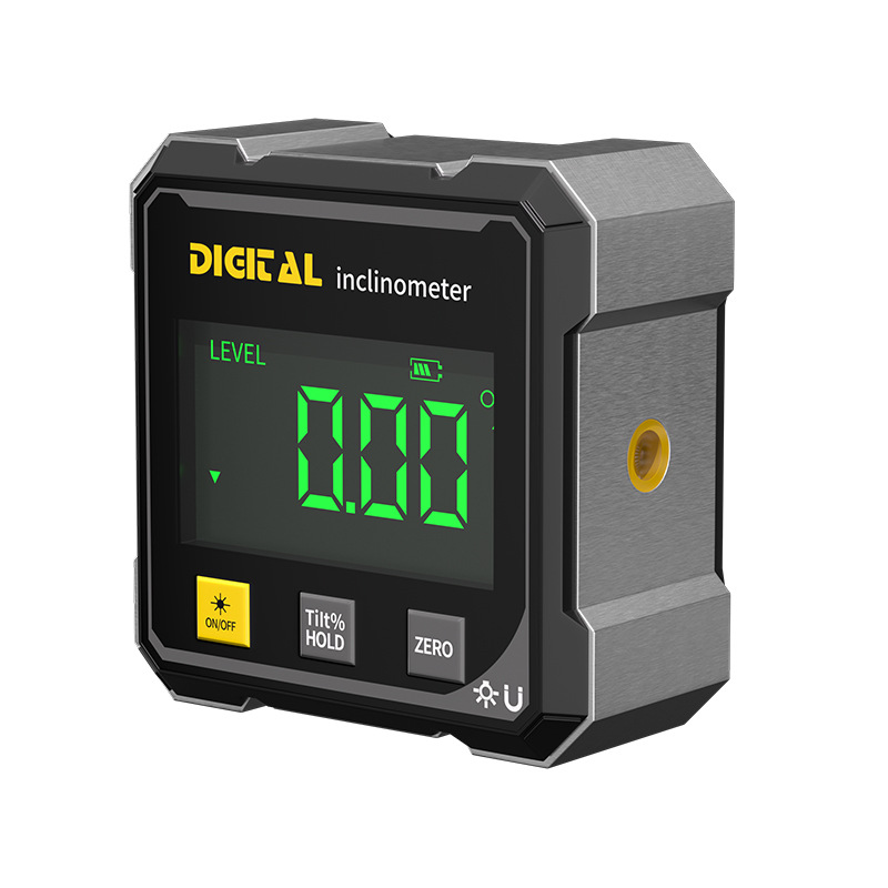 Inclinómetro Digital Láser – Medición de Ángulos Precisa en Segundos
