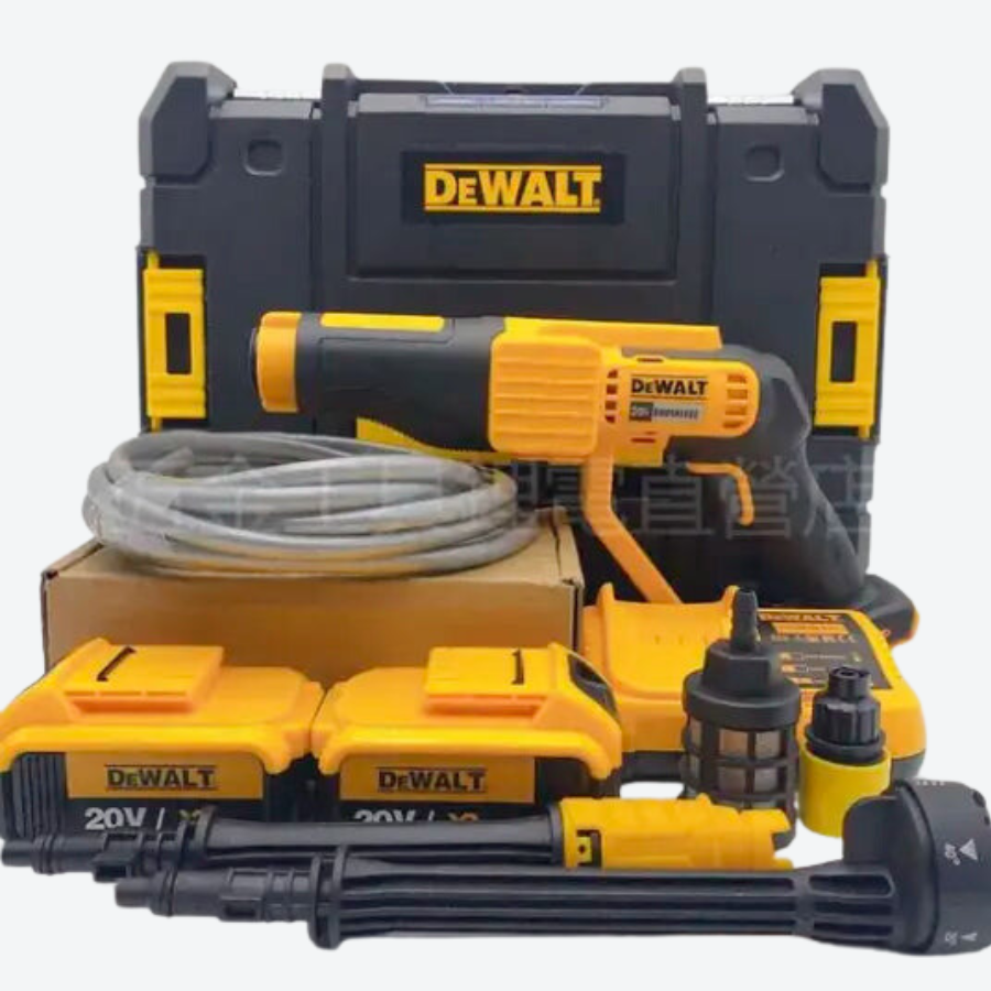 KIT ORIGINAL DEWALT: Hidrolavadora Portatil + ACCESORIOS + 2 baterias de regallo 48V PROMOCION CIERRE DE TIENDA - ENVIO GRATIS