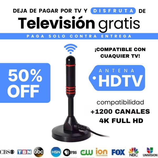 SignalMax 360° 2X1 – Antena TV Digital TDT 4K UHD Profesional