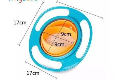 Plato Antivuelco Giratorio Bebe 360