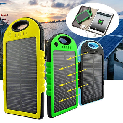 Batería Solar Portátil – Energía Móvil – Mantén tu celular cargado todo el día