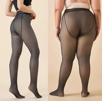 ✅ Calza Efecto panty piel CON PIE