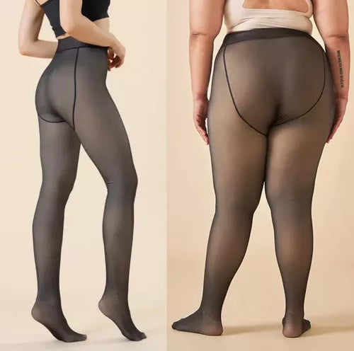 ✅ Calza Efecto panty piel CON PIE