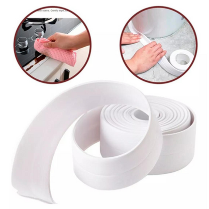 Cinta Selladora Impermeable – Sella Fugas – Protege tu Baño y Cocina al Instante