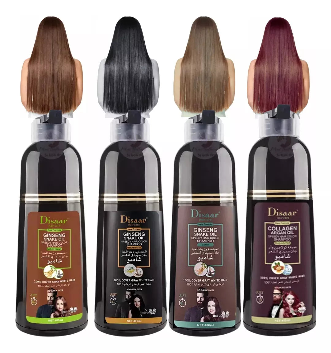 FreeCanas | Shampoo Cubre Canas Desde el Primer Uso, Sin Dañar tu Cabello