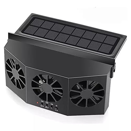 Ventilador Solar de Ventana para Auto – Ventila y Reduce el Calor – Auto Más Fresco en Minutos