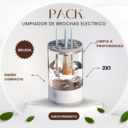 Limpiador Eléctrico de Brochas 2x1 – Limpieza Automática – Brochas limpias en minutos sin esfuerzo