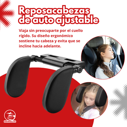 Reposacabezas Ajustable de Auto – Soporte Cervical – Descansa sin Dolor en Cada Viaje