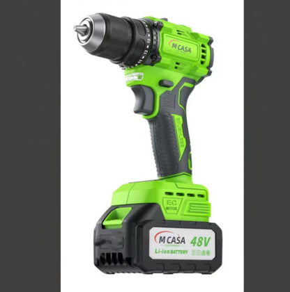 Taladro Inalámbrico M-Casa – Mandril Metálico Firme – Potencia Segura para Trabajos en Minutos