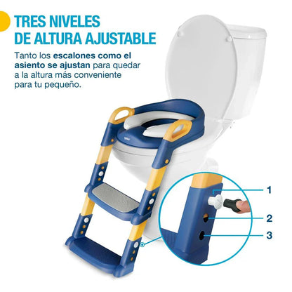 Asiento Escalera Infantil - Entrenamiento Seguro - Independencia en Semanas