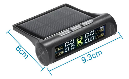 Sistema TPMS Solar – Monitorea Presión en Tiempo Real – Maneja Seguro desde el Primer Día