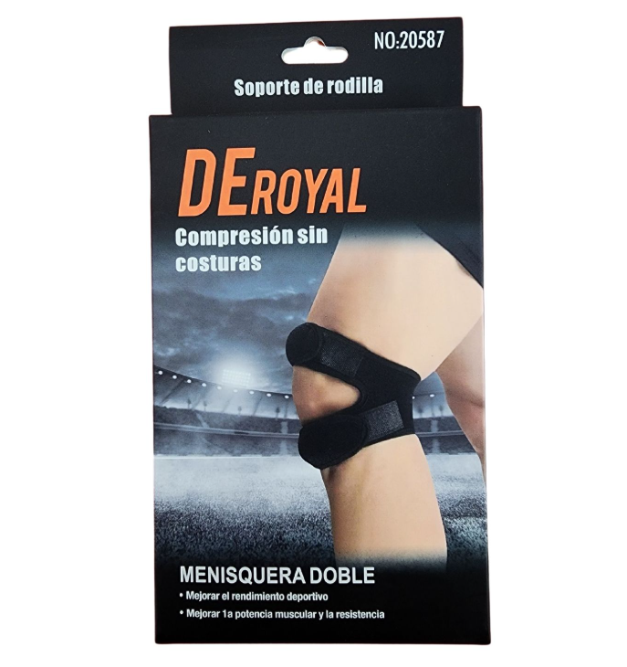 Rodillera Doble Soporte – Estabiliza la Rodilla – Camina con Seguridad y Comodidad