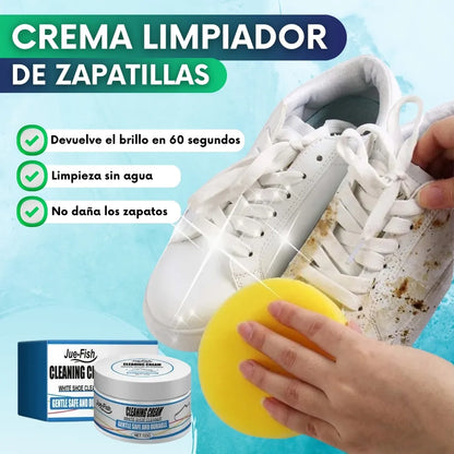 Crema limpiador de zapatillas - Devuelve el brillo