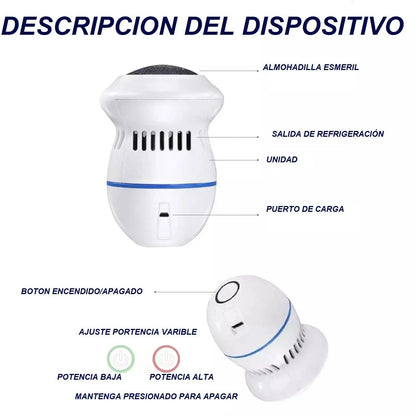 Removedor de callos eléctrico