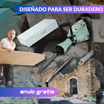 Martillo Demoledor de 1600w - Hecho para los trabajos más duros