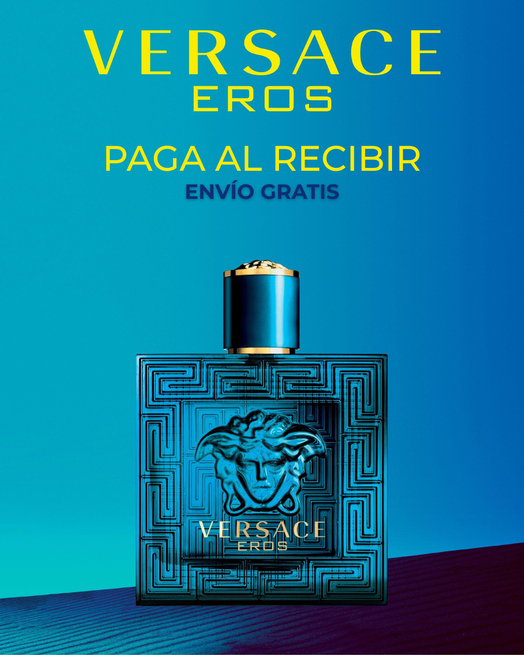 VERSACE EROS - EDT 100 ML - (LLEVA 2, PAGA 1)