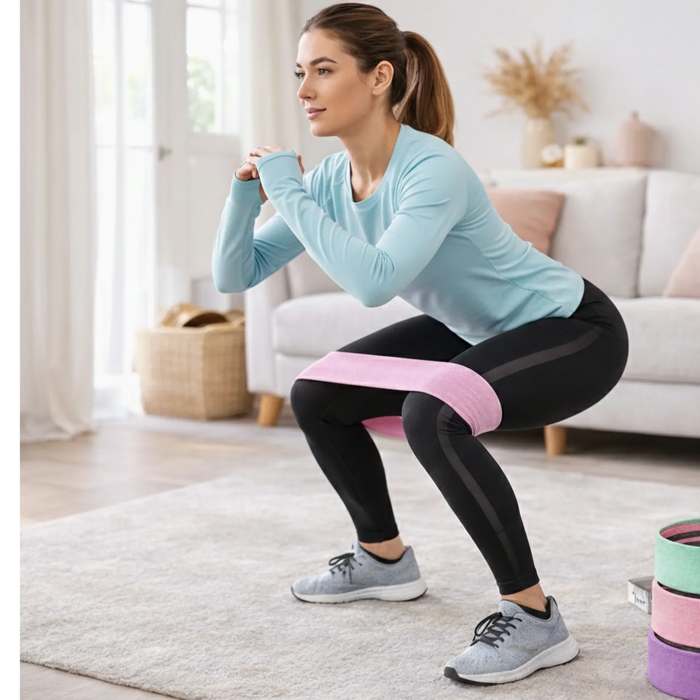 💪 Bandas de Resistencia para Glúteos y Piernas 🦵 Tonificación Progresiva – Mejora forma y firmeza en semanas ✅