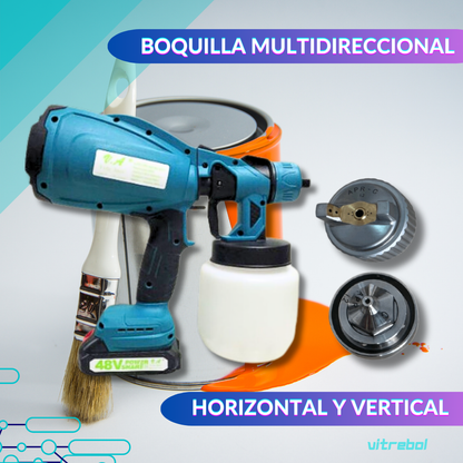 Pistola de Pintura Multidireccional - cobertura completa en superficies
