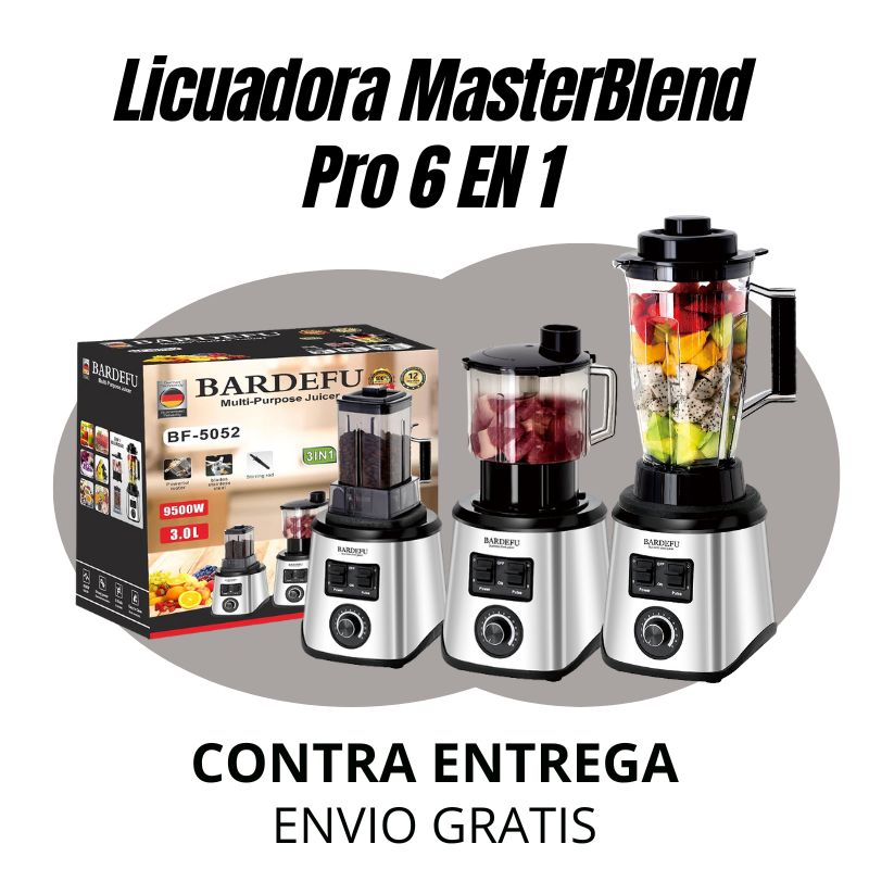 Licuadora MasterBlend Pro 6 EN 1 - CIERRE DE LA TIENDA - ENVÍO GRATIS