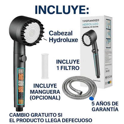 Ducha Hydroluxe | Incluye 2 filtros. (+Envío GRATIS). <span style="color: #000000;"><strong><span style="color: #ff2a00;">¡COMPRA 1 Y LLÉVATE 2!</span></strong></span>
