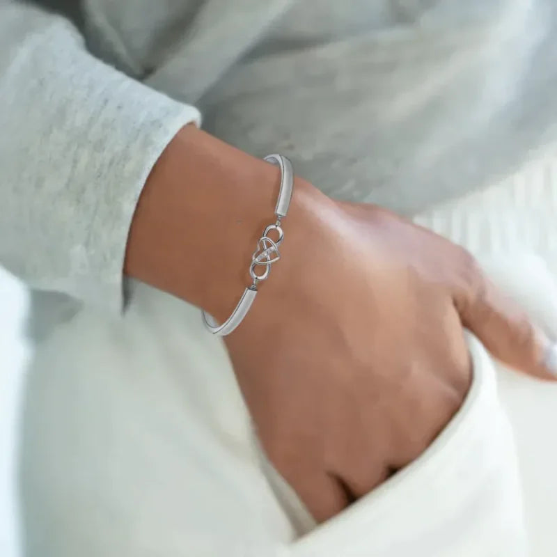 Pulseras "Amor Eterno" | <span style="color: #000000;"><strong><span style="color: #ff2a00;">¡COMPRA 1 Y LLÉVATE 2!</span></strong></span> Plata 100% Auténtica (925)