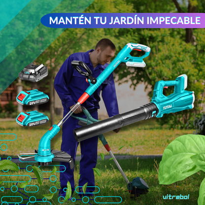 Kit Soplador Orilladora 20V Marca Total - Manten tu jardín impecable