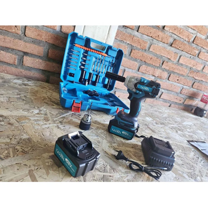 Set de Herramientas Inalámbricas de 98V: Llave de Impacto y Esmeril – Potencia y Versatilidad en un Solo Kit 🔧⚡✨