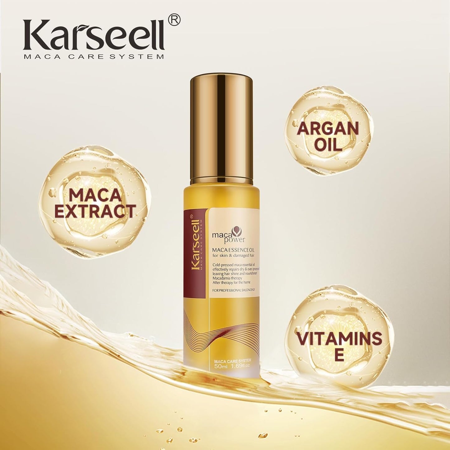 Shampoo + Acondicionador + Aceite Karseell