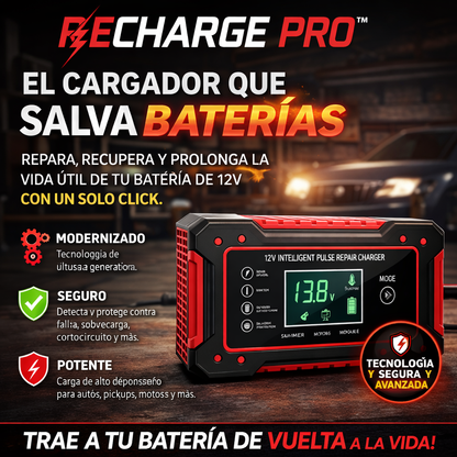 ReCharge Pro™ - Revive tus baterias al instante