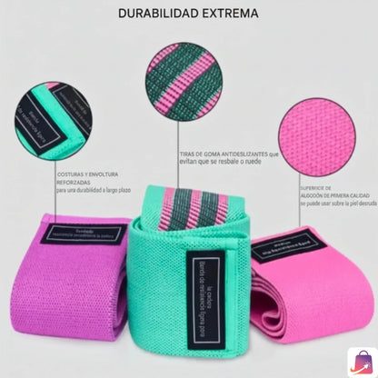 💪 Bandas de Resistencia para Glúteos y Piernas 🦵 Tonificación Progresiva – Mejora forma y firmeza en semanas ✅