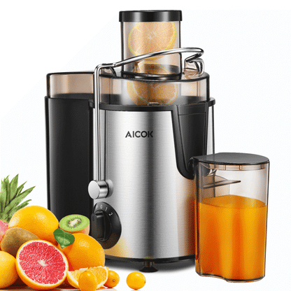 Extractor Eléctrico de Jugos – Exprime Fácil – Jugos Naturales Listos en Minutos