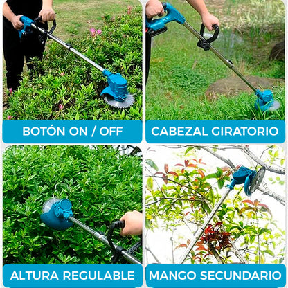 COMBO CORTADORA Y MOTOSIERRA 98V | INCLUYE 4 BATERÍAS DE REGALO 🎁