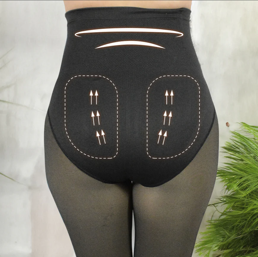 ✅ Calza Efecto panty piel CON PIE