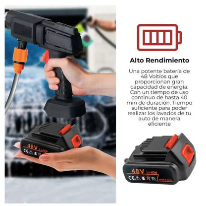 Hidrolavadora Portatil Recargable UltraJet™ + Batería Extra [PROMOCIÓN]1