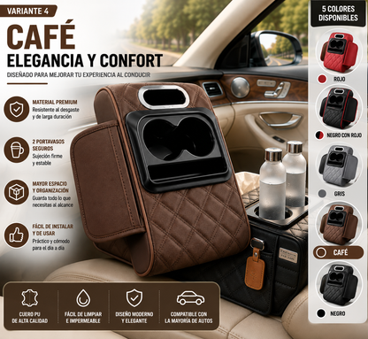 REPOSABRAZOS ORGANIZADOR PREMIUM QUE TODO CONDUCTOR QUIERE