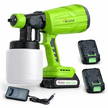 Pistola para Pintar Inalámbrica MCasa 48V con 2 Baterías
