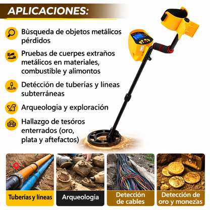 Detector de Metales Subterráneo Profesional