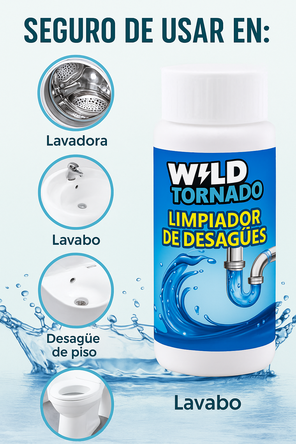 🧪 MagicCleaner™ – Sin plomero, sin esfuerzo 4X1