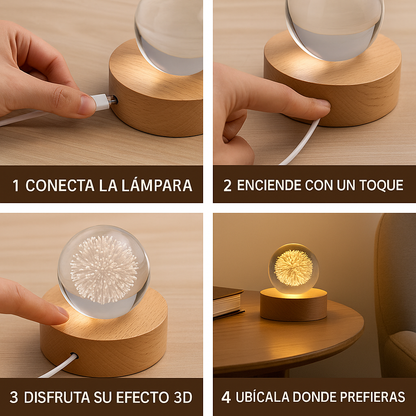 ✨ Promoción 3×1 Navidad: Ilumina y regala magia con la Lámpara Esfera de Cristal