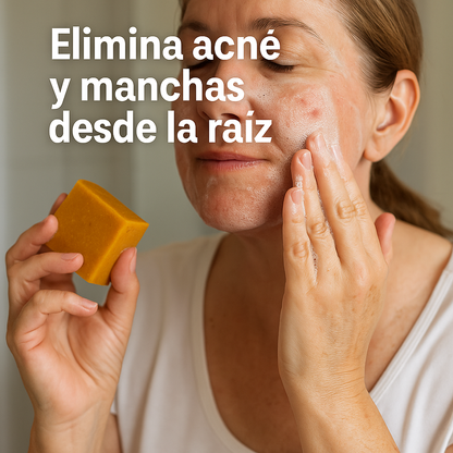 2x1: Jabón Natural de Cúrcuma – Promoción Especial CYBERDAY
