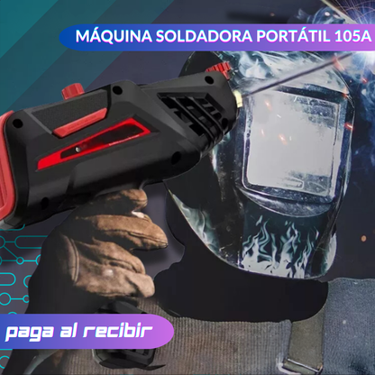 Máquina Soldadora Portátil 105A: ¡Potencia y Portabilidad en una sola herramienta!