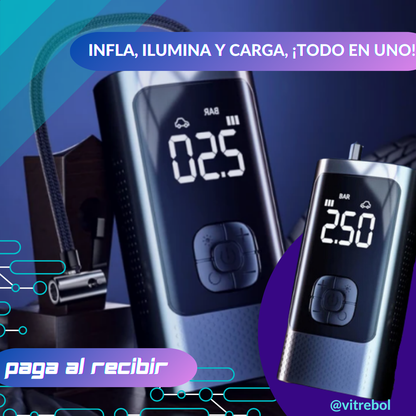 Power bank y Compresor De Aire Portátil de alta potencia