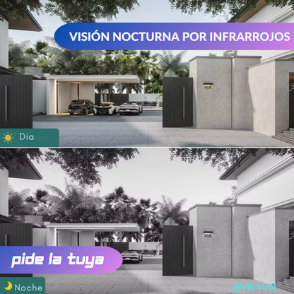 Camara de seguridad S-Mart carga con el sol y graba en full HD