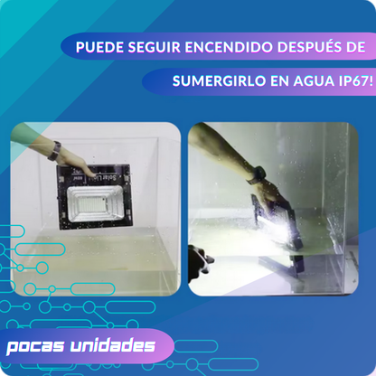 Reflector Solar de 300 watts: ilumina por 12 horas continuas