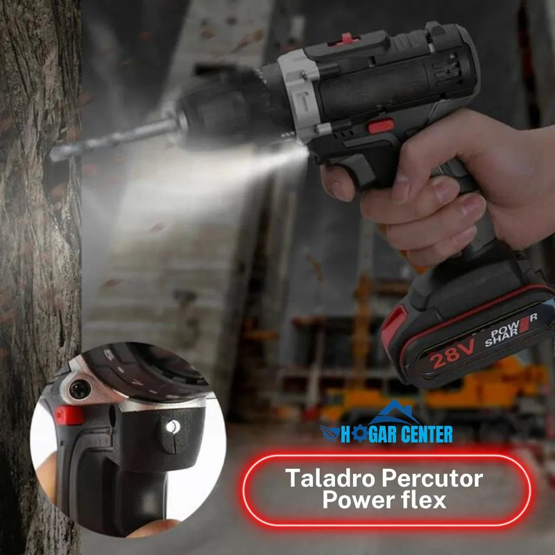 Kit Taladro Percutor Power flex