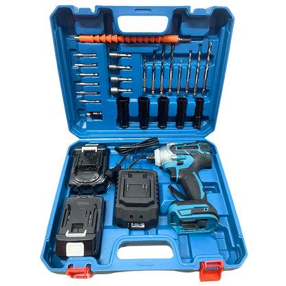 LLAVE DE IMPACTO BLUEISLAND™ 128V | INCLUYE 2 BATERÍAS DE REGALO 🎁