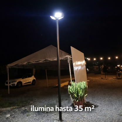 FOCO SOLAR LUMINARIA LED UFO 300 W Con SOPORTE TIPO L