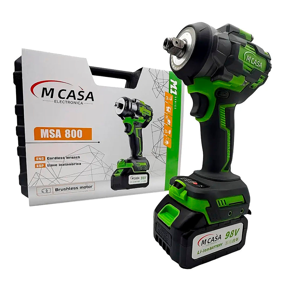 LLAVE DE IMPACTO MCASA™ 98V | INCLUYE 2 BATERÍAS DE REGALO 🎁