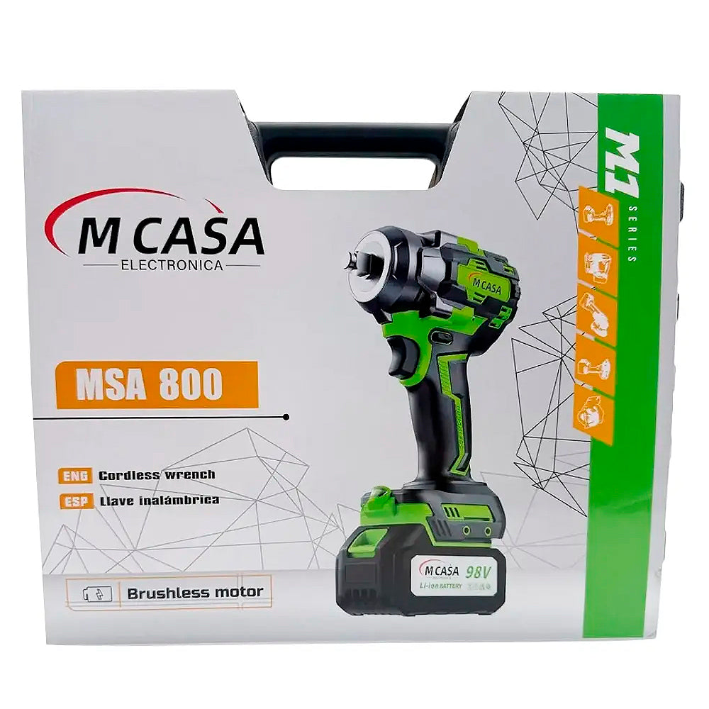 LLAVE DE IMPACTO MCASA™ 98V | INCLUYE 2 BATERÍAS DE REGALO 🎁