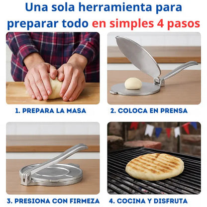 Prensa Dieciochera – Masas perfectas para el 18 en menos de 5 min